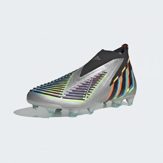 Adidas Predator Edge+ Laceless Football Boots Silver, Men