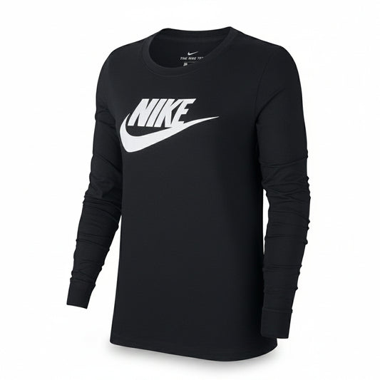 Nike Logo Long Sleeve Tee Black, Women
