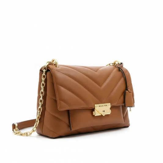 Michael Kors Cece Quilted Crossbody Bag Brown, Women