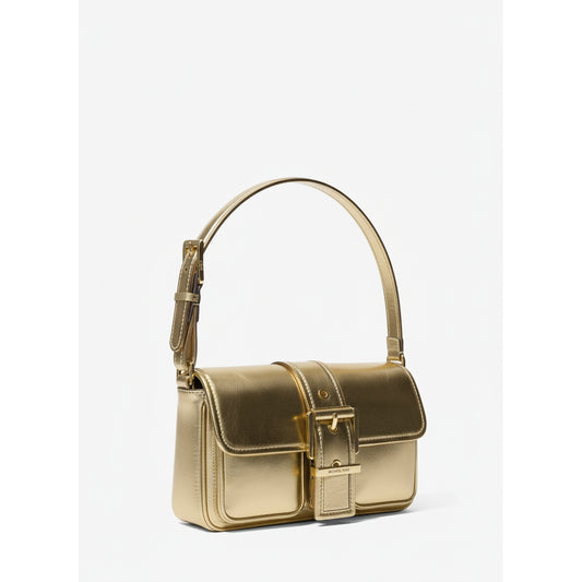 Michael Kors Colby Gold Metallic Shoulder Bag, Women