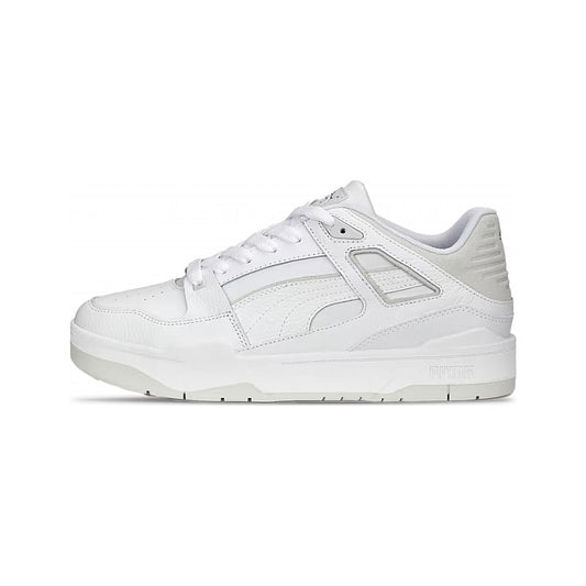 Puma Slipstream Low-Top White Leather Sneaker, Girl clothing