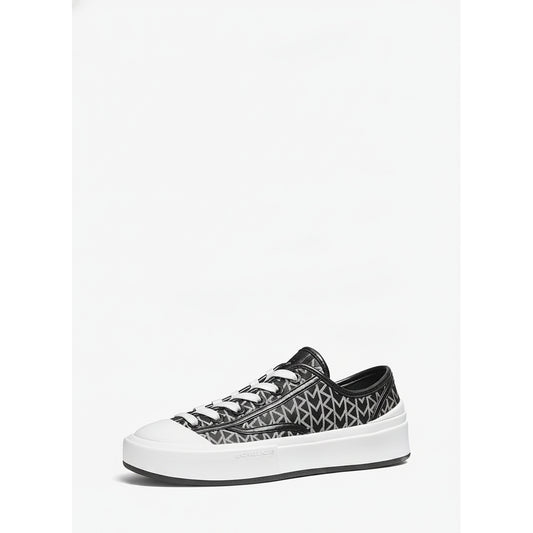 Michael Kors Jude MK Logo Print Low-Top Sneaker Black, Women