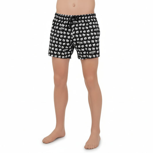 Moschino Bear Print Swim Shorts Black (A42369306-1555) Men