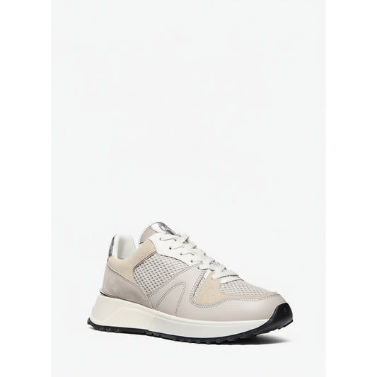 Michael Kors Mesh Panel Running Sneakers Beige (43S5JMFS4L-PEARL-GREY-MULTI) Women