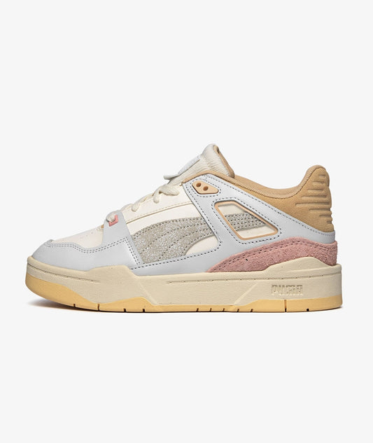 Puma Slipstream Low-Top Sneaker Cream Pink Tan, Girl clothing