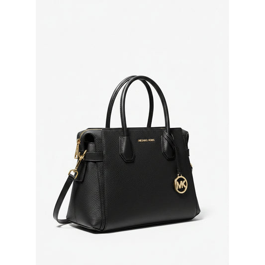 Michael Kors Structured Leather Handbag Black, Women
