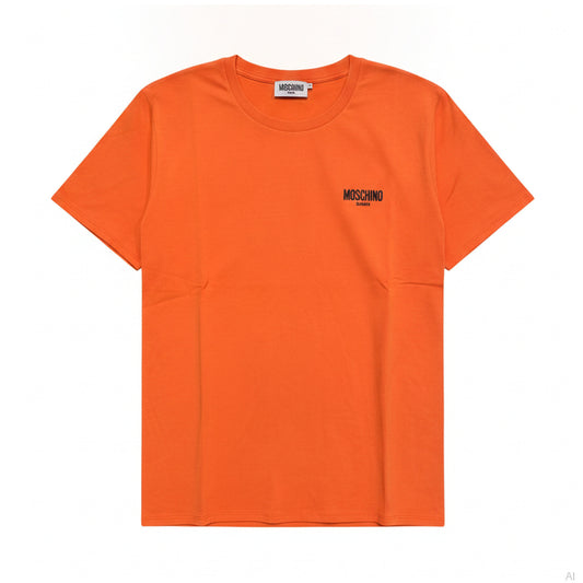Moschino Orange Cotton Blend T-shirt (A07819411-0035), Men