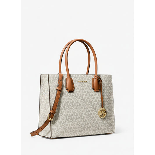 Michael Kors Mercer Signature Tote Vanilla (35T2GM9S3B-VANILLA) Women