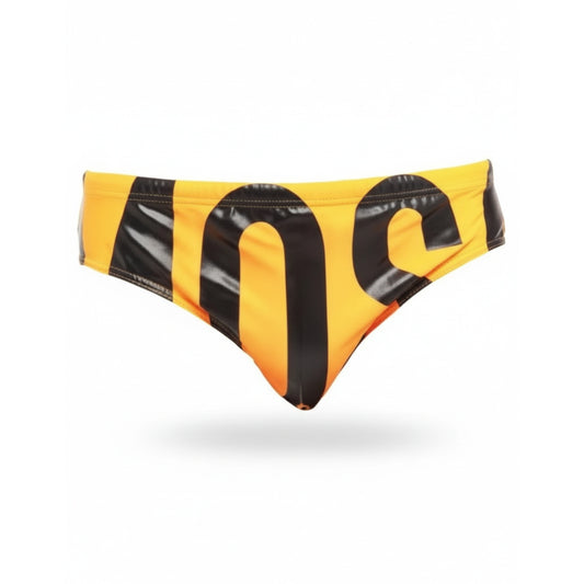Moschino Logo Print Swim Brief Yellow (A42814901-0035) Men