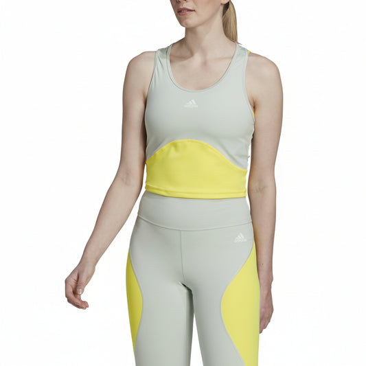 Adidas Tank Top TRN HIIT CRO TK (HM3896-GREEN) Women