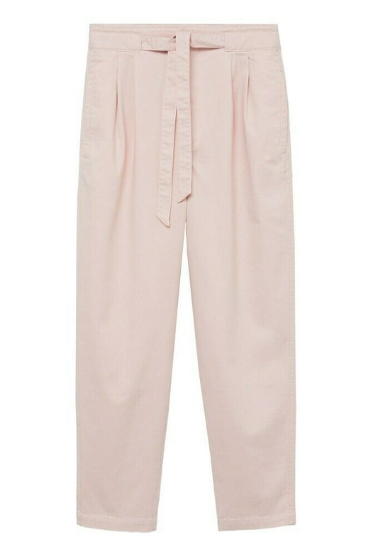 Cotton pleated trousers Women