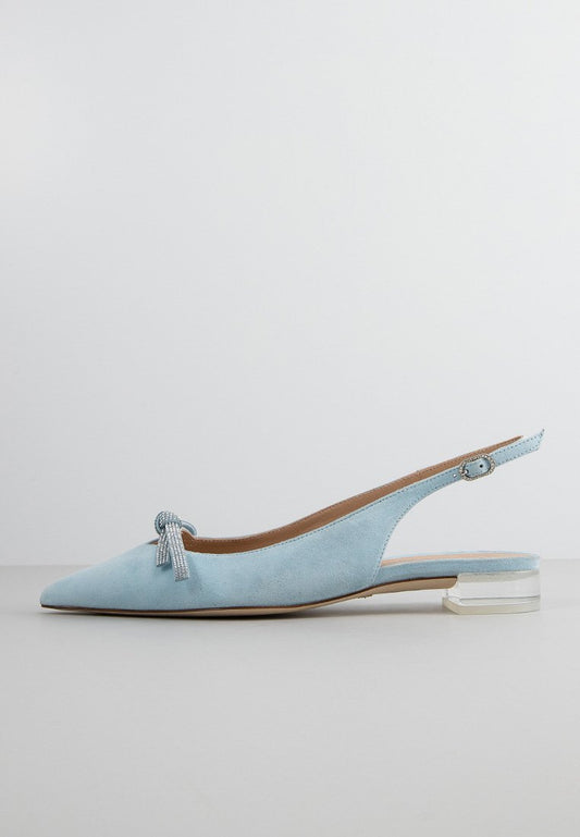 Stuart Weitzman SW BOW SLINGBACK Light Blue (ZZO20FH87-T00) Women