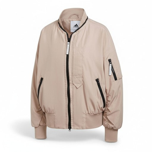 Adidas SMC Oversized Bomber Jacket Beige, Women