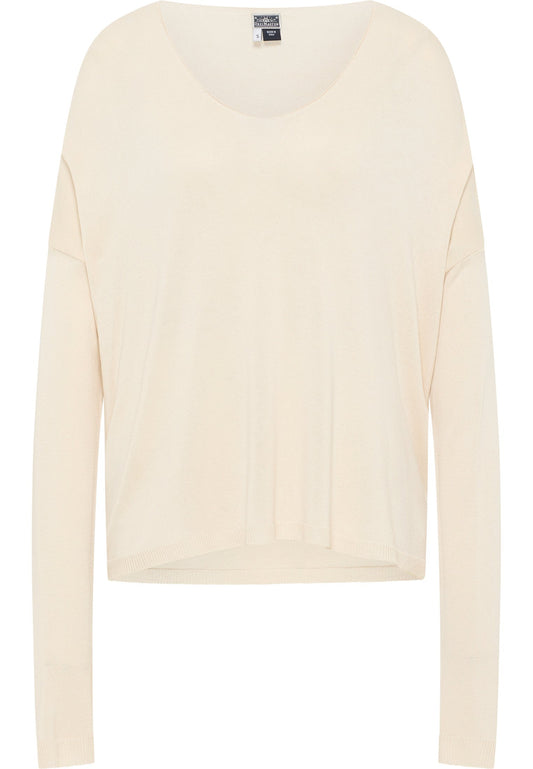 DreiMaster Knit Jumper White (4DR21I0DV-A11) Women