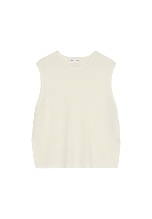 Marc O'Polo Sleeveless Fine Knit Top Loose Off-White (MA321I1AI-A11) Women