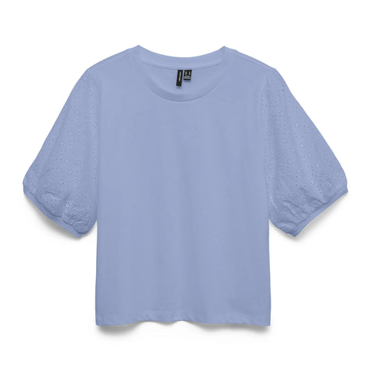 Vero Moda Janni SS Top (10340706-BRUNNERABLU) Women