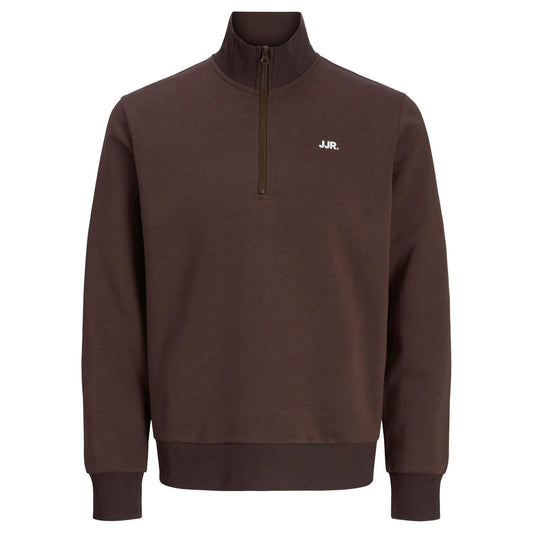 JJ Rebel Logo Half Zip Sweater (12263853-BRACKEN) Men