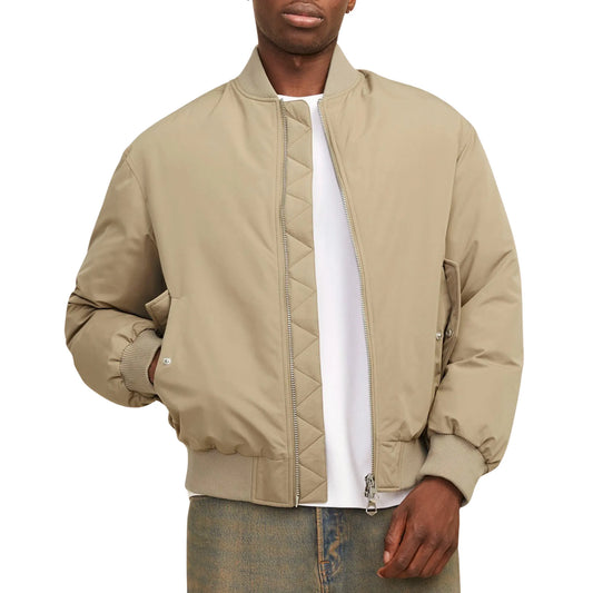 Jack & Jones Kinetic Utility Bomber Jacket (12267157-SILVERSAGE) Men