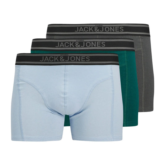 Jack & Jones Aiden Solid Trunk Boxershorts (3-pack) (12268485-DEEPTEAL) Men