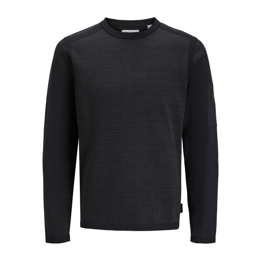 Jack & Jones Omace Knit Sweater (12270974-BLACK) Men