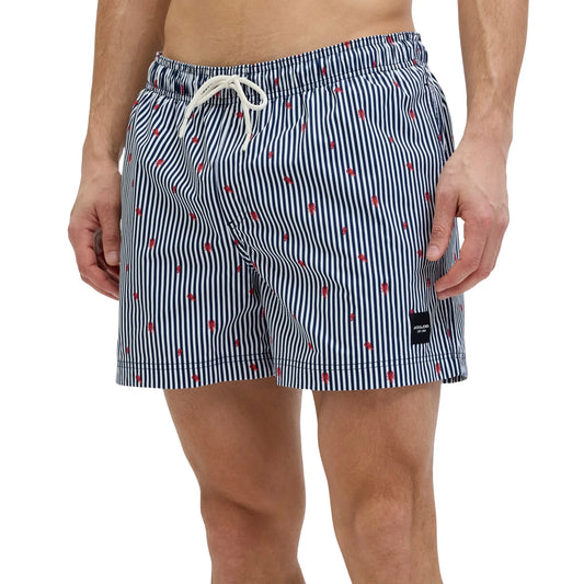 Jack & Jones Maui Mini Stripe Swimshorts (12272933-NAVYBLAZER) Men