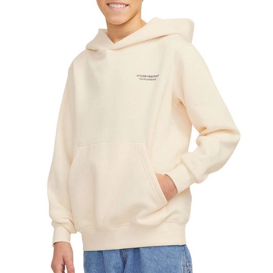 Jack & Jones Joris Lington Hoodie Junior (12274612-ANTIQUEWHT) Kids