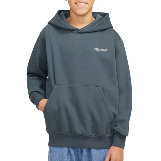 Jack & Jones Joris Lington Hoodie Junior (12274612-STORMYWEATH) Kids