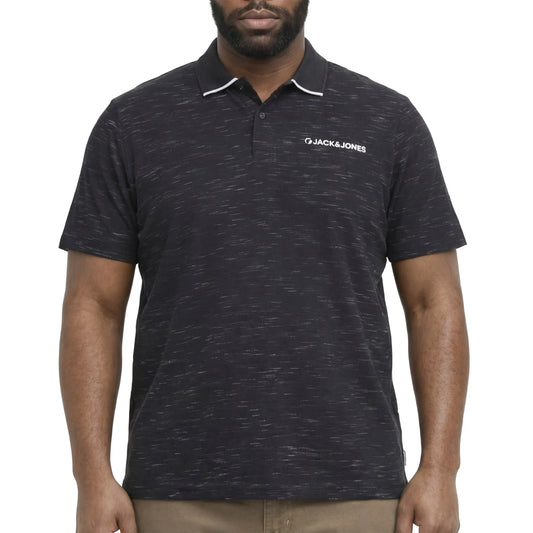 Jack & Jones Logan Inject Polo (plussize) (12284367-BLACK) Men