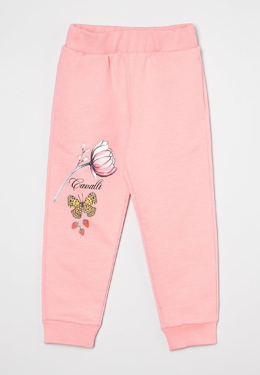 Roberto Cavalli Junior girl jogging pants pink (ZZO1Y6M16-J00) Kids