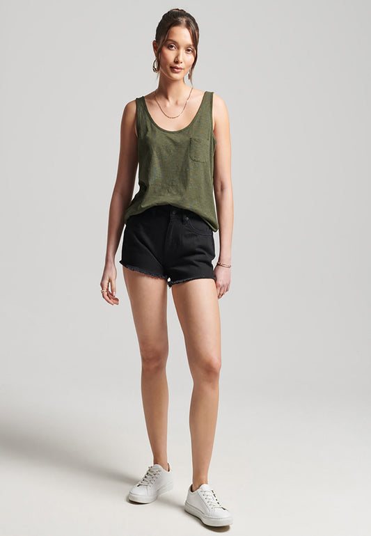Studios High Rise Denim Short Women
