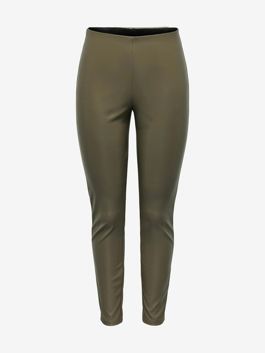 Jdy Leatherette Leggings Soya Green (15300607-3757861) Women