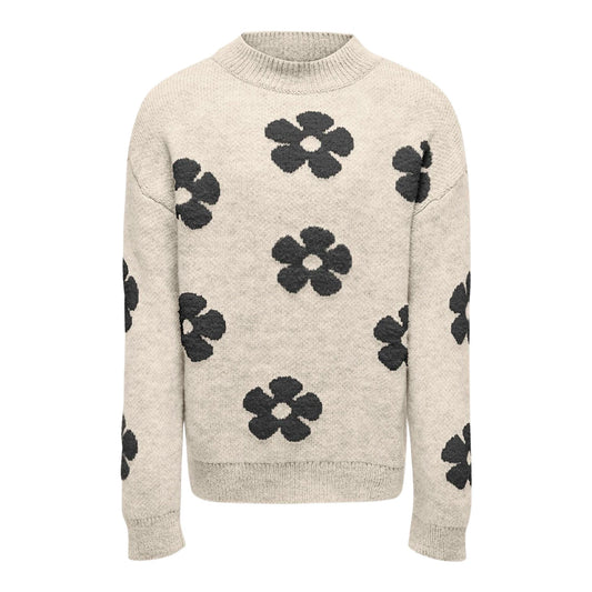 Only Naja Sweater (15322126-BIRCHBLACK) Kids