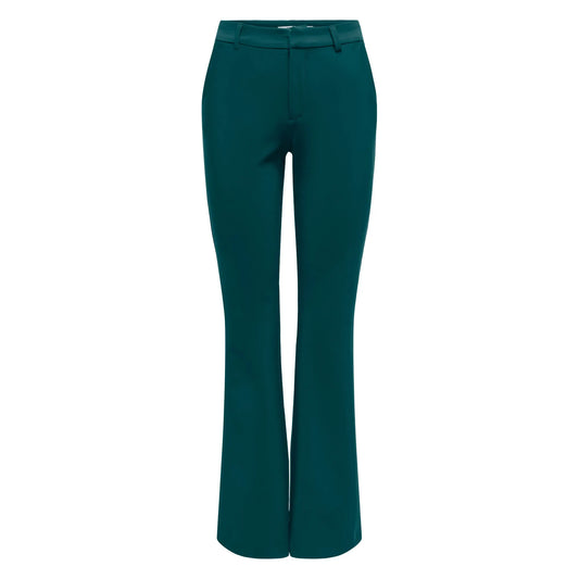Only Travel Mid Waist Flared Pants (15324878-DARKSEA) Women