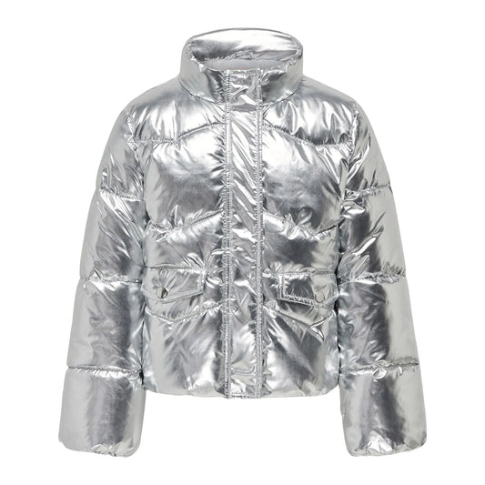 Only Pearl Puffer Winter jacket (15325601-SILVER) Kids