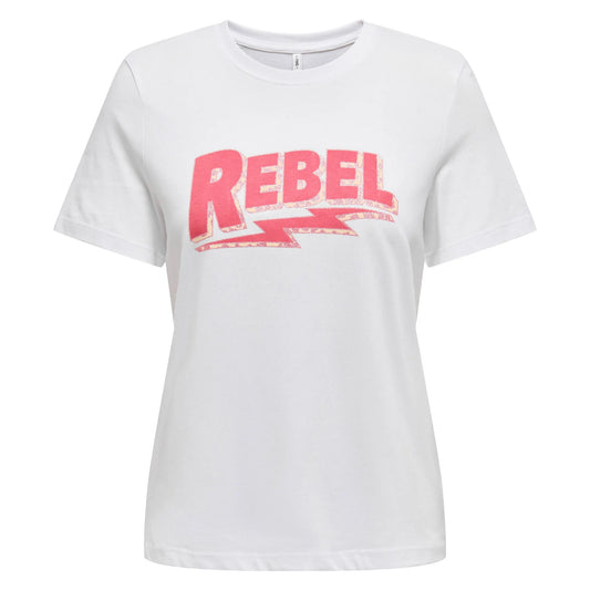 Only Henny Life Shirt (15327666-BRWHTREBEL) Women