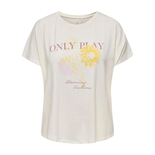 Only Play Aubrey Blur Shirt (curvy) (15333913-WHITE) Women
