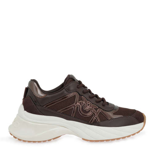 ARIEL 33 - SNEAKER CALF LEATHER/MESH/COW SUEDE MORO Women