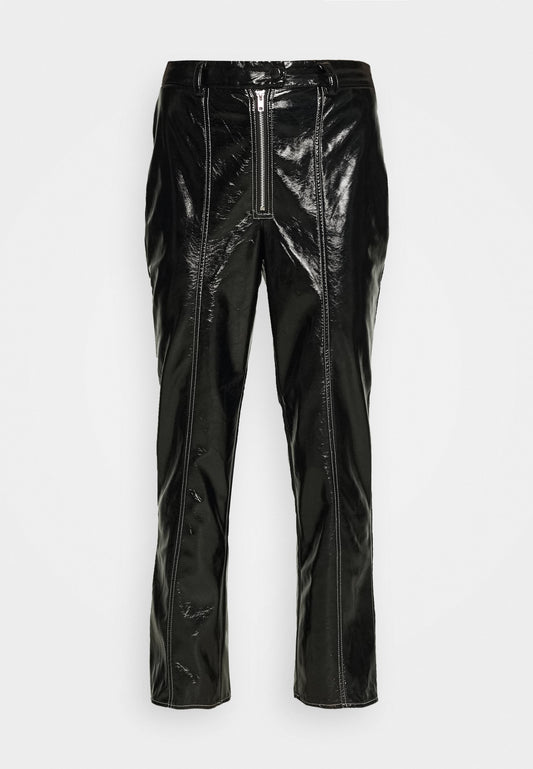 NA-KD contrast seam patent pants (NAA21A035-Q11) Women