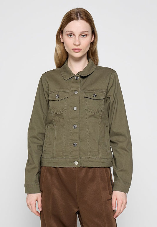 ONLY ONLKACE L/S COLORED JACKET PNT Olive (ZZO30QH07-O00) Women