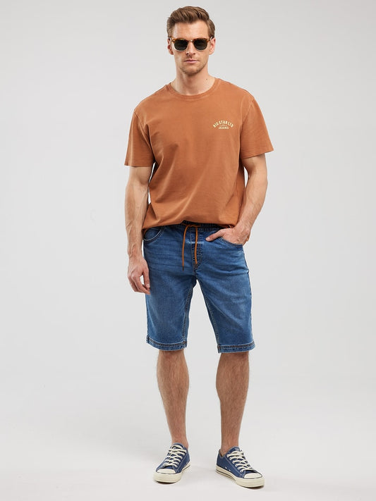 BIG STAR Denim Bermuda Shorts Shorts Blue Men
