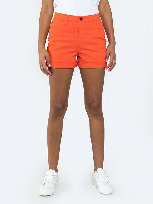 BIG STAR Shorts Orange Women