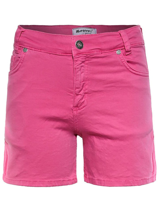 Blue Effect Denim Shorts Pink Kids