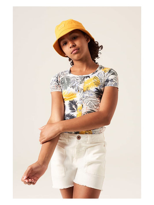 Garcia Denim Shorts White Kids