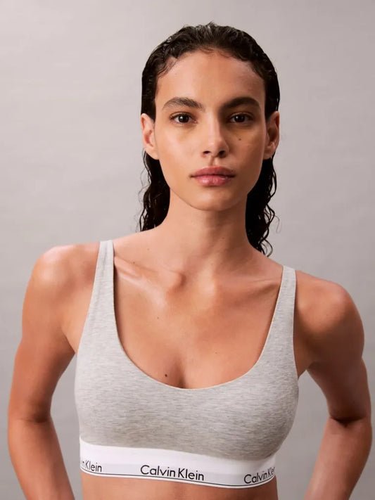 Calvin Klein Womens Bralette LV00QF8503P7A Grey