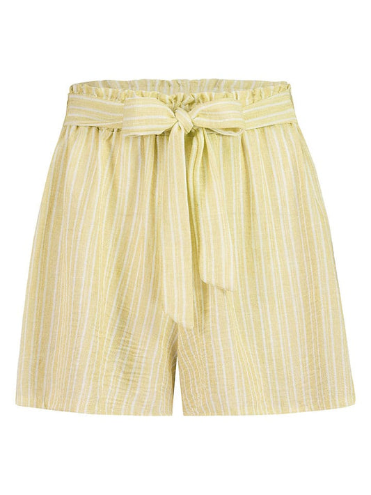 Sublevel Shorts Yellow / White Women