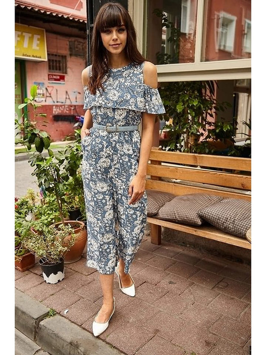 Olalook Jumpsuit Light Blue Women