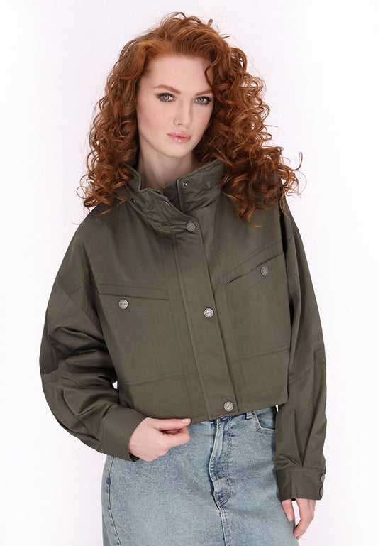 DreiMaster COTTON VISCOSE TWILL Olive (ZZO324F73-N00) Women