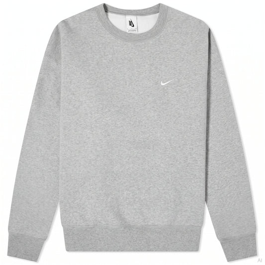 Nike Classic Grey Marl Crewneck Sweatshirt, Men
