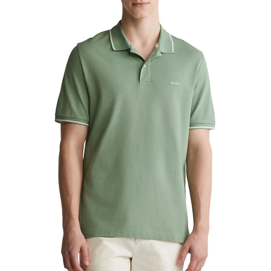 Gant Tipping SS Pique Rugger Polo shirt (2062034-362) Men