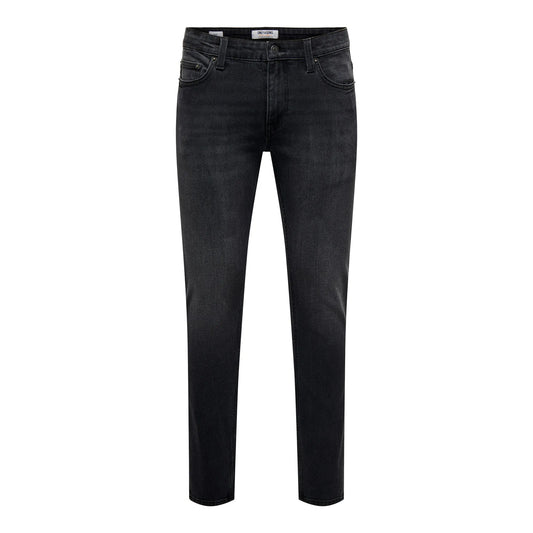 Only & Sons Loom Slim Jeans (22032534-WASHEDBLACK) Men